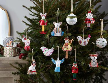 Kit Kemp Patchwork Tally Ho Fox Ornament